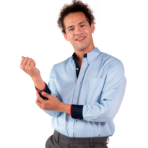 CAMISA MAG BALI CABALLERO MANGA LARGA - Artículos Promocionales MAS RECIO